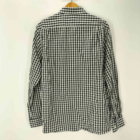 トミーヒルフィガー TOMMY HILFIGER SLIM FIT ギンガムチェック L/S ワイドカラー シャツ ビックサイズ メンズ 34-35