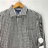 トミーヒルフィガー TOMMY HILFIGER SLIM FIT ギンガムチェック L/S ワイドカラー シャツ ビックサイズ メンズ 34-35