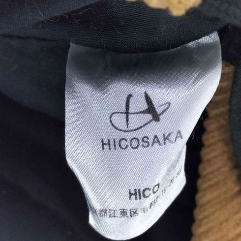 HICOSAKA コーデュロイベレー帽 メンズ ONE SIZE