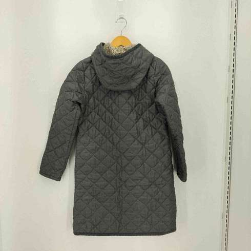 ラベンハム LAVENHAM イングランド製 LIBERT Y ART FABRICS 裏地フラワー キルティング フーデッドコート レディース 38
