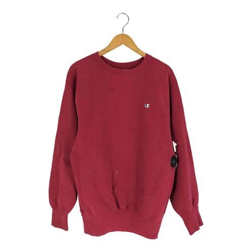 チャンピオン Champion 90S USA製 刺繍タグ REVERSEWEAVE 目あり クルーネックスウェット メンズ import:XL