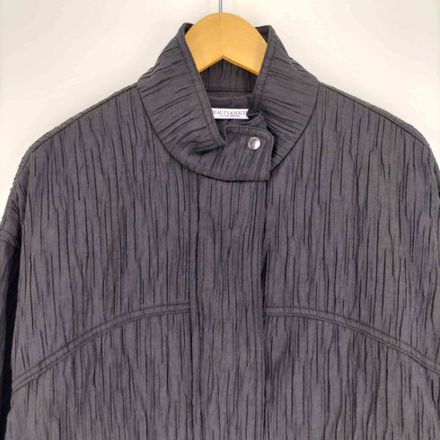 ビューティーアンドユースユナイテッドアローズ BEAUTY & YOUTH UNITED ARROWS 24AW ジャカード スタンド ブルゾン レディース JPN:S