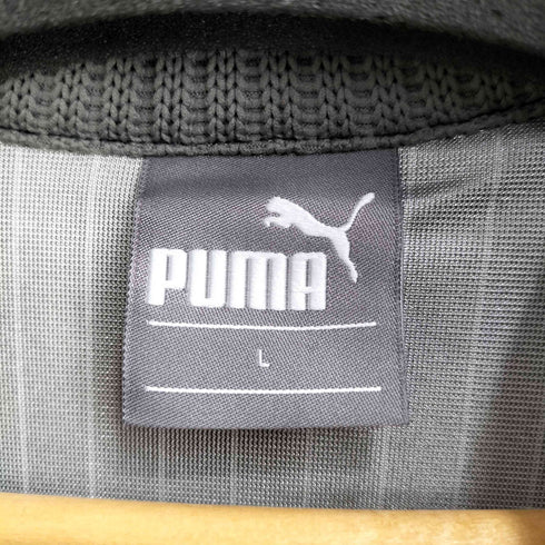 プーマ PUMA ロゴプリント ドッキング キルティング トラックジャケット メンズ JPN:L