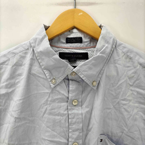 トミーヒルフィガー TOMMY HILFIGER 80s 2Ply Fubric Custom Fit ボタンダウン L/S シャツ ビックサイズ メンズ import:L