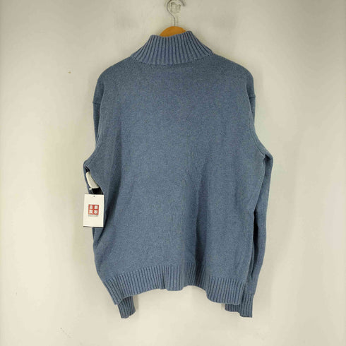 ポロバイラルフローレン Polo by RALPH LAUREN 90S スモールポニー刺繍 ヘンリーネック コットンニット メンズ JPN:L