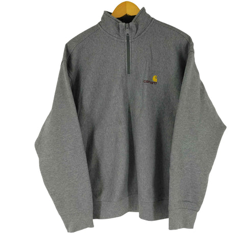 カーハートワークインプログレス Carhartt WIP HALF ZIP AMERICAN SCRIPT SWEATSHIRT メンズ JPN:L