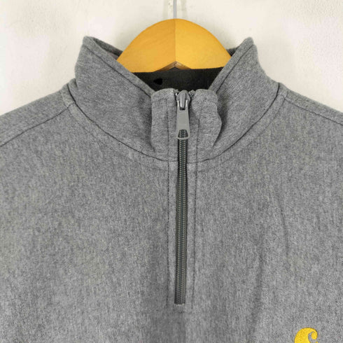 カーハートワークインプログレス Carhartt WIP HALF ZIP AMERICAN SCRIPT SWEATSHIRT メンズ JPN:L
