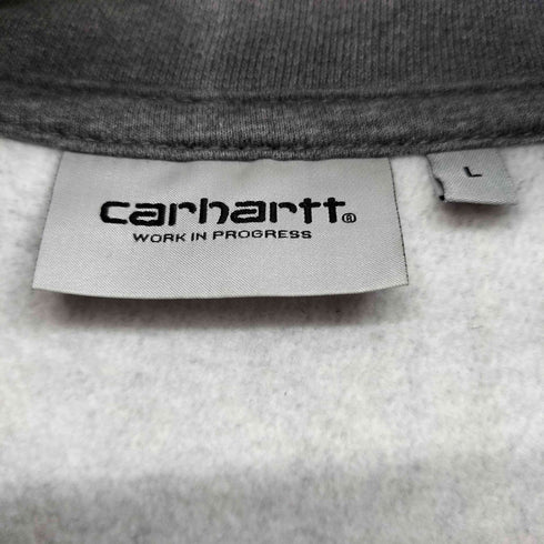 カーハートワークインプログレス Carhartt WIP HALF ZIP AMERICAN SCRIPT SWEATSHIRT メンズ JPN:L