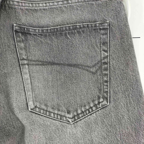 バレンシアガ BALENCIAGA 22SS UNISEX ブラック テーパードデニムパンツ メンズ 30