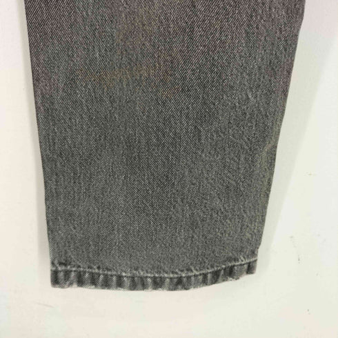 バレンシアガ BALENCIAGA 22SS UNISEX ブラック テーパードデニムパンツ メンズ 30