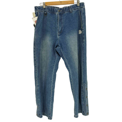 イグザンプル EXAMPLE DENIM SIDE BUTTONS PANTS デニム サイド ボタン パンツ メンズ JPN:XL