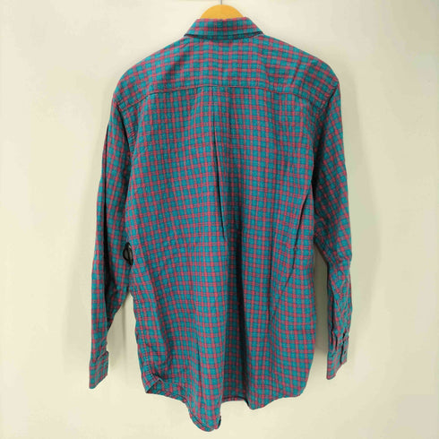 パタゴニア patagonia 90-00S ポルトガル製 タータンチェック L/S フランネル シャツ メンズ import:M