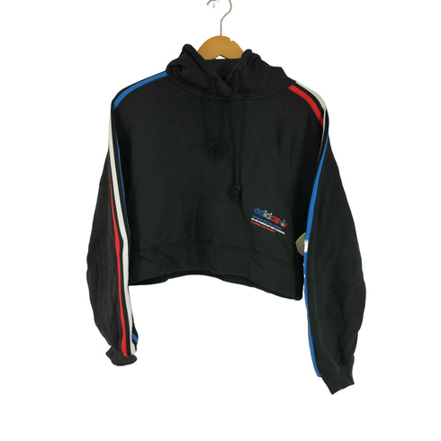アディダスオリジナルス adidas Originals Crop logo bands hoodie レディース XS