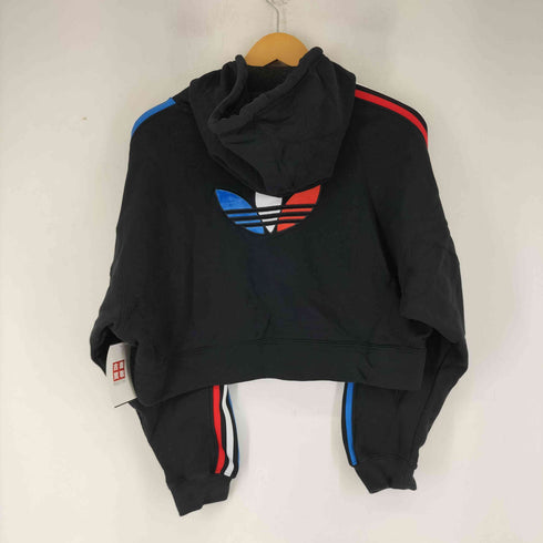 アディダスオリジナルス adidas Originals Crop logo bands hoodie レディース XS