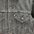 リーバイス Levis 80S USA製 70506 ボタン裏 777 刻印 先染め ブラック トラッカー デニム ジャケット メンズ 38R
