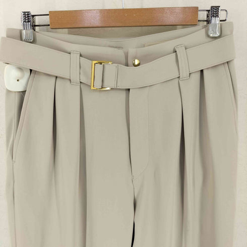 クルニ CULLNI Belt Tuck Slacks Pants ベルトタックスラックスパンツ メンズ 1
