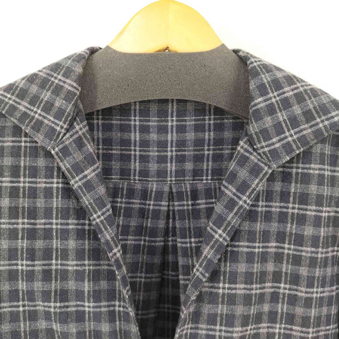 キャプテンサンシャイン KAPTAIN SUNSHINE チェック柄 ウール プルオーバー シャツ メンズ