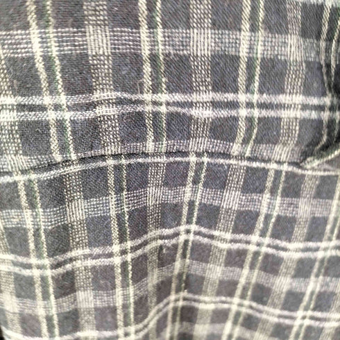 キャプテンサンシャイン KAPTAIN SUNSHINE チェック柄 ウール プルオーバー シャツ メンズ