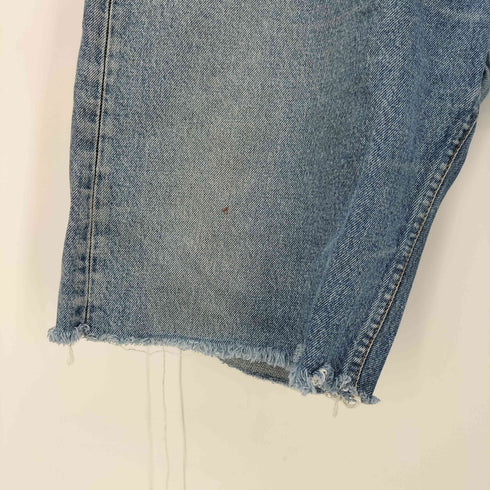 リーバイス Levis 501 カットオフ リメイク ボタンフライ デニム パンツ ポケットシングル ボタン裏刻印無し リベット刻印 USA STYLE メンズ W40