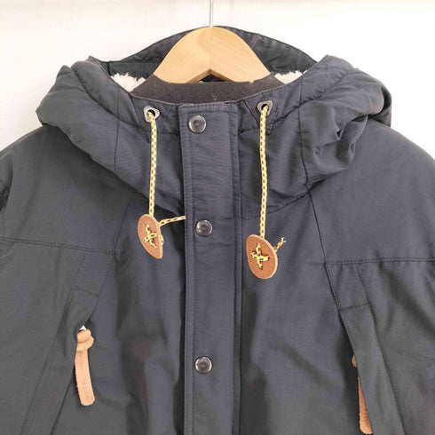 カンビオ CAMBIO ナイロン フーデッドジャケット 裏地ボア メンズ import:L