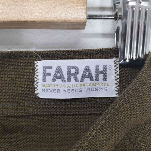 ファーラー FARAH 42TALON スラックスパンツ レディース