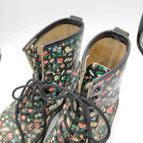 ドクターマーチン Dr.Martens 英国製 花柄 総柄 8ホール ブーツ レディース