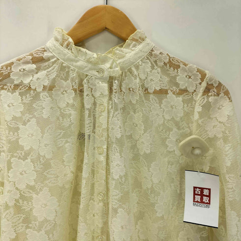 フリークスストア FREAKS STORE 23AW 柄チュール袖フレアTOPS ブラウス レディース FREE