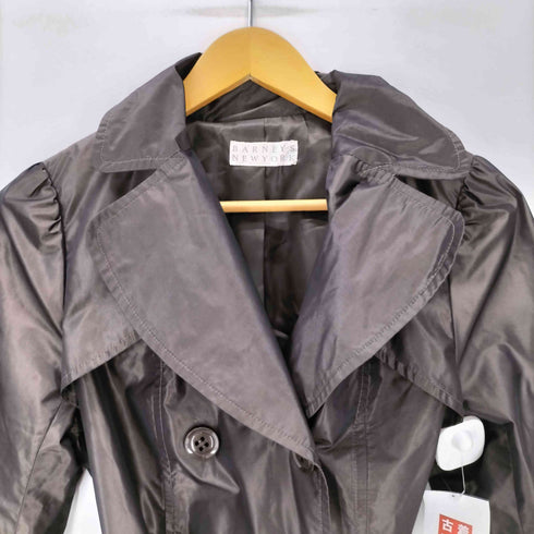 バーニーズニューヨーク BARNEYS NEWYORK ウエストベルト ポリ トレンチ コート レディース EUR:38