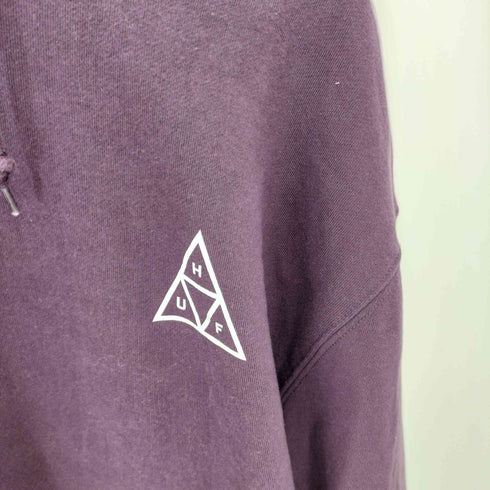 ハフ HUF トリプルトライアングルロゴ バックプリント ワンポイント フーディ メンズ import:XL