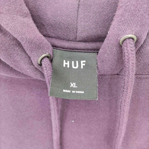 ハフ HUF トリプルトライアングルロゴ バックプリント ワンポイント フーディ メンズ import:XL