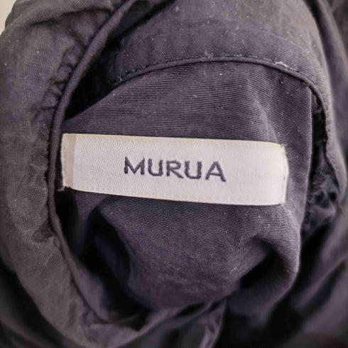 ムルーア MURUA シャーリングフードベスト×バルーンタックスカート メンズ JPN:1