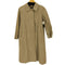 バーバリーズ BURBERRYS 80s 英国製 裏地チェック 比翼ステンカラーコート レディース
