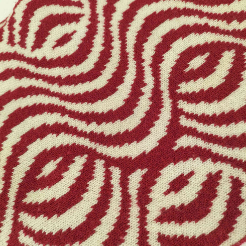 ライルアンドスコット LYLE&SCOTT 波模様 ウール マフラー メンズ