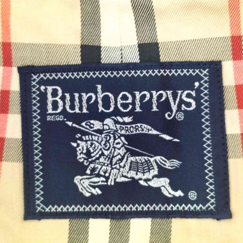 バーバリーズ BURBERRYS 裏地ノバチェック 比翼ステンカラーコート メンズ