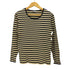 マリメッコ marimekko Pitkahiha ボーダー クルーネック Tシャツ レディース import:XS