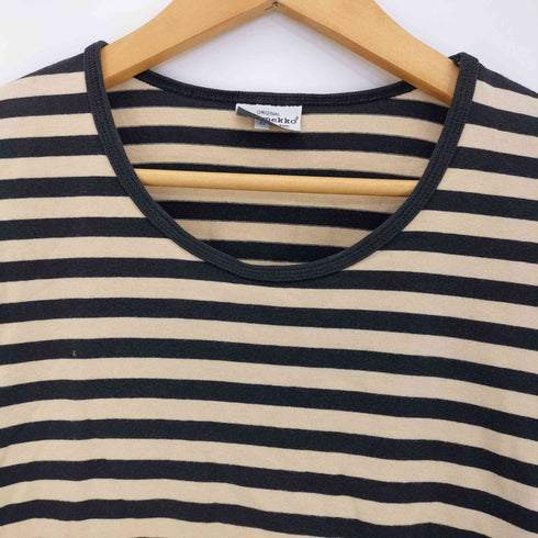マリメッコ marimekko Pitkahiha ボーダー クルーネック Tシャツ レディース import:XS
