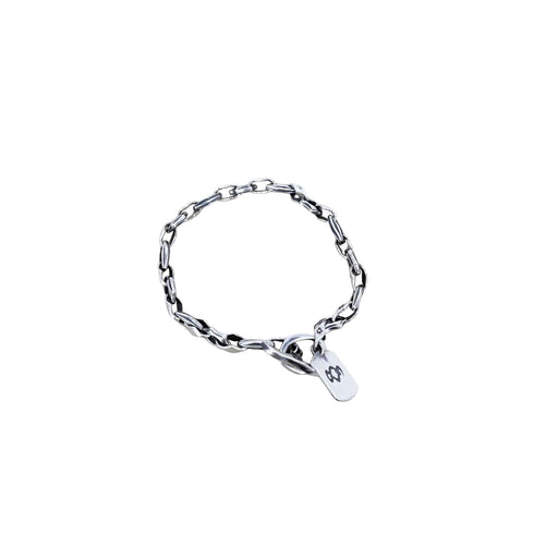 ヨウジヤマモト Yohji Yamamoto SILVER 950 GOTHIC CHAIN BRACELET メンズ