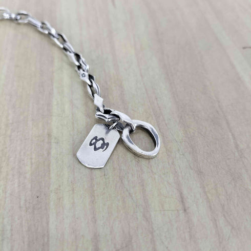 ヨウジヤマモト Yohji Yamamoto SILVER 950 GOTHIC CHAIN BRACELET メンズ
