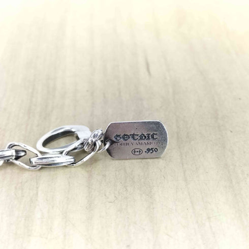 ヨウジヤマモト Yohji Yamamoto SILVER 950 GOTHIC CHAIN BRACELET メンズ