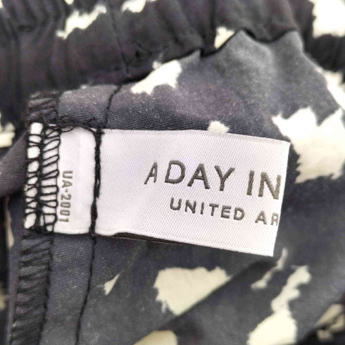 アデイインザライフユナイテッドアローズ A day in the life UNITED ARROWS ナイロン ドロスト ティアードスカート2 レディース FREE