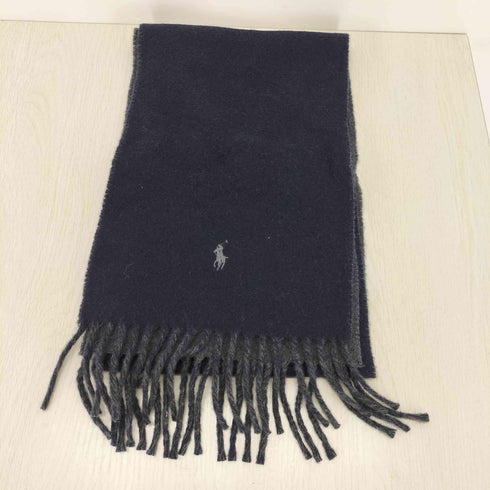 ポロラルフローレン POLO RALPH LAUREN イタリア製 ポニー刺繍 ナイロン混マフラー メンズ ONE SIZE