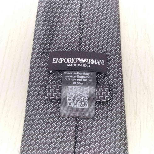 エンポリオアルマーニ EMPORIO ARMANI イタリア製 シルクネクタイ メンズ