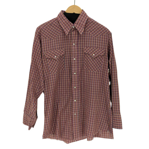 パンハンドルスリム Panhandle Slim 70-80s USA製 チェックウエスタンシャツ メンズ