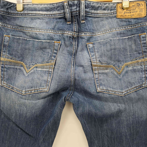 ディーゼル DIESEL ZATHAN ヴィンテージ加工 ブーツカット デニム パンツ メンズ W36 L30