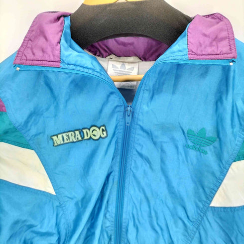 アディダス adidas 80s ナイロンジップアップブルゾン メンズ L