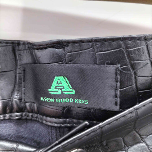 アフューグッドキッズ A FEW GOOD KIDS crocodile effect jeans メンズ  L