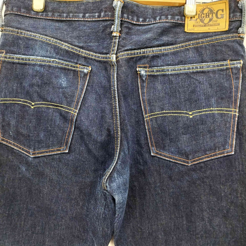EIGHT-G 日本製 ZERO-012 TIGHT FIT STRAIGHT JEANS 60S モデル セルビッチ デニム メンズ W36 L34