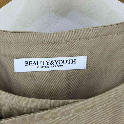 ビューティーアンドユースユナイテッドアローズ BEAUTY & YOUTH UNITED ARROWS ノーカラートレンチコート&ジレ レディース