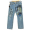 リーバイス Levis 505 STRAIGHT FIT 盗賊の極意 リメイク アニメ キャラクター イラスト ペイントデニム メンズ W31 L30
