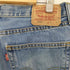 リーバイス Levis 505 STRAIGHT FIT 盗賊の極意 リメイク アニメ キャラクター イラスト ペイントデニム メンズ W31 L30